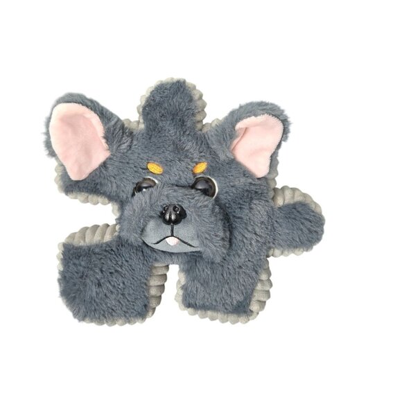 2024 Pluzzles Gray Dog Plush Stuffed Animal Puzzle Piece Yoonique - Picture 1 of 8